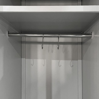 Vienvietīgs metāla garderobes skapis Rehalt Systems 1800 x 400 x 500