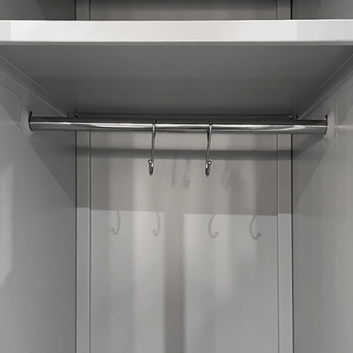 Vienvietīgs metāla garderobes skapis Rehalt Systems 1800 x 400 x 500