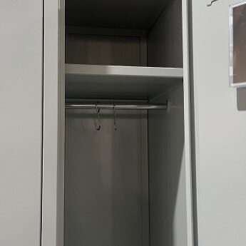 Metāla garderobes skapis Rehalt Systems 1800 x 600 x 500, 2 durtinas 6