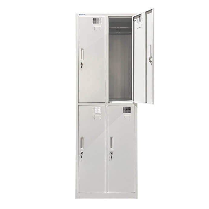 Metāla garderobes skapis, divos līmeņos Rehalt Systems 1800 x 600 x 500, 4 durtinas 3