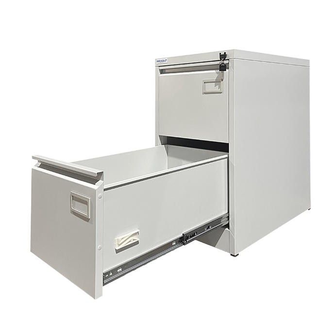 Metāla kartoteku un dokumentu skapis ar divām atvilknēm Rehalt Systems 715 x 400 x 620