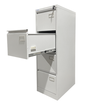 Metāla kartotekas, dokumentu skapis četrām atvilktnēm Rehalt Systems 1315 x 400 x 620