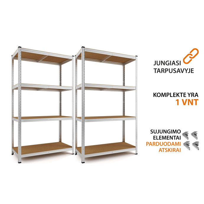 Noliktavas plaukts 150x75x40 PRO (2 gab.)