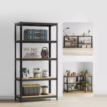Noliktavas plaukts 180x90x40 PRO Melnā krāsā