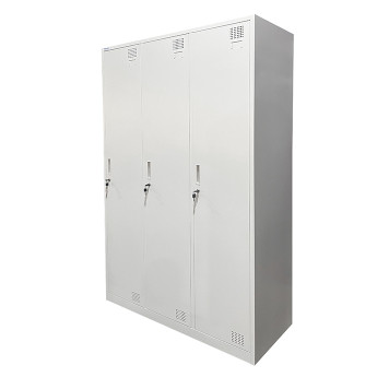 Metāla garderobes skapis ar starpsienu Rehalt Systems 1800 x 1200 x 500, 3 durtinas 3