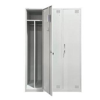 Metāla garderobes skapis ar starpsienu Rehalt Systems 1800 x 1200 x 500, 3 durtinas 5