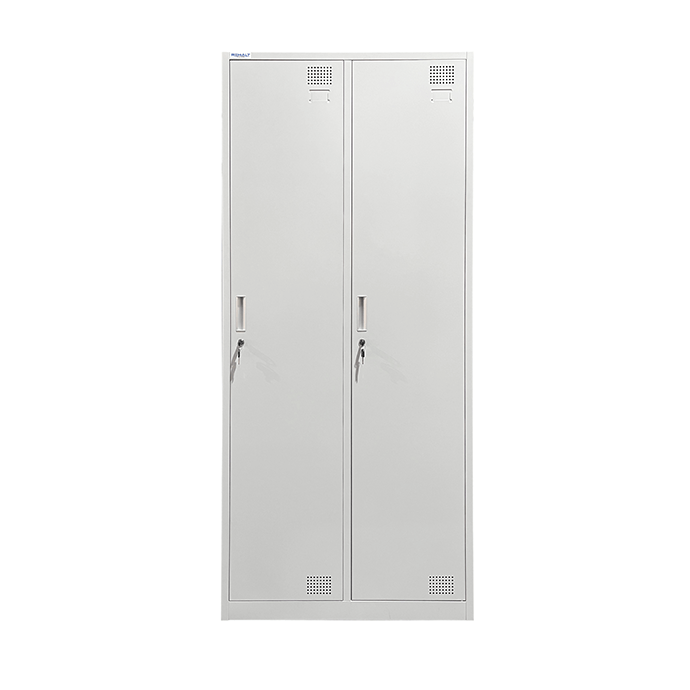 Metāla garderobes skapis ar starpsienu Rehalt Systems 1800 x 800 x 500, 2 durtinas 1