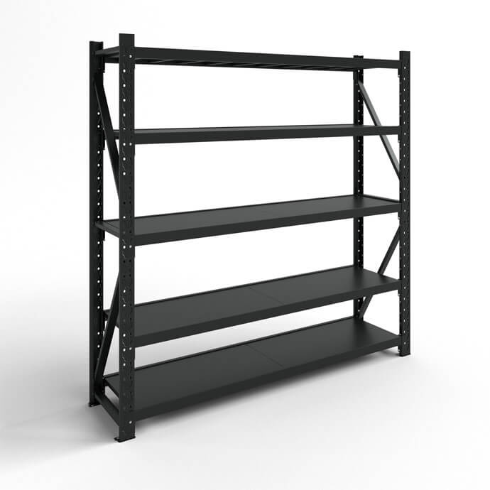 Metāla plaukti 2000x1500x400 ar 5 plauktu Rehalt Systems, bāzes sekcija 1