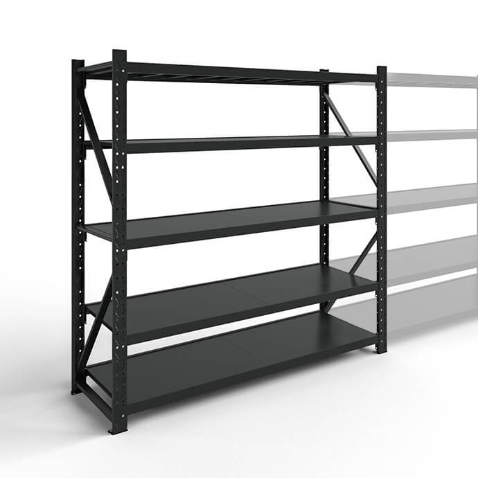 Metāla plaukti 2000x1500x500 ar 5 plauktu Rehalt Systems, bāzes sekcija 3