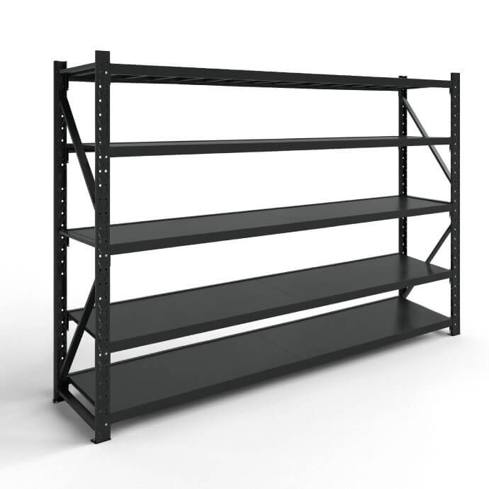 Metāla plaukti 2000x2000x500 ar 5 plauktu Rehalt Systems, bāzes sekcija 1