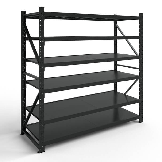 Metāla plaukti 2000x1500x600 ar 6 plauktu Rehalt Systems, bāzes sekcija 1