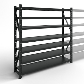 Stelažas 2500x1500x400 7 plauktu Rehalt Systems bāzes daļa