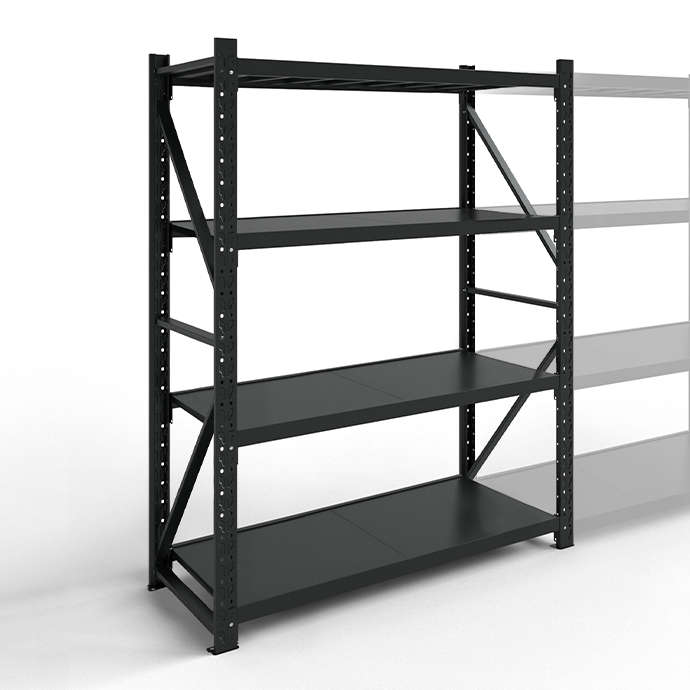 Stelažas 2500x1200x500 4 plauktu Rehalt Systems bāzes daļa