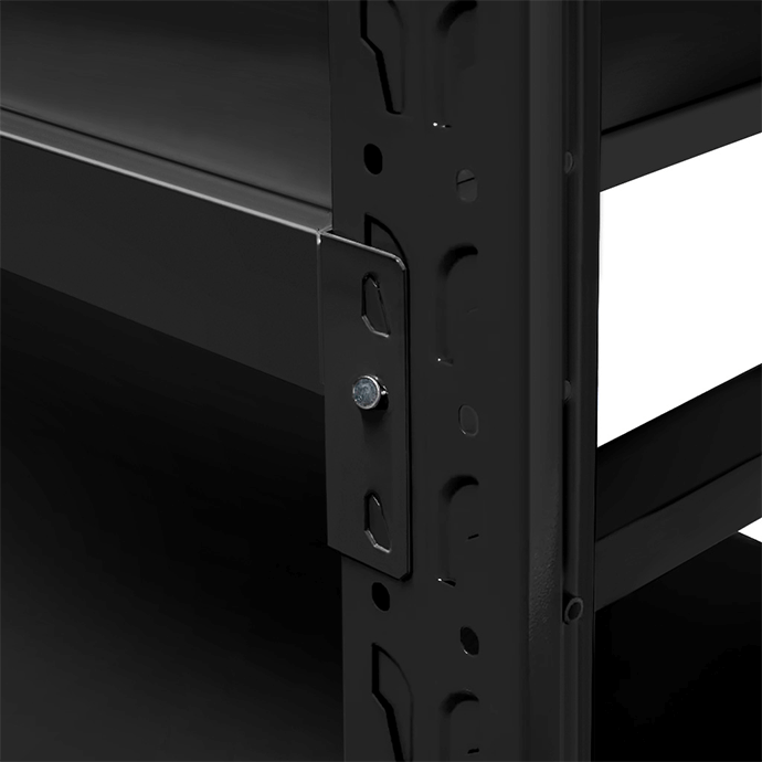 Metāla plaukti 2000x1500x400  ar 4 plauktu Rehalt Systems, papildu sekcija 7