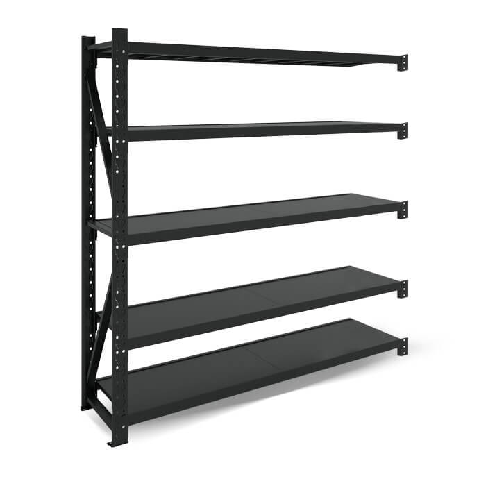 Metāla plaukti 2000x1500x400  ar 5 plauktu Rehalt Systems, papildu sekcija 1