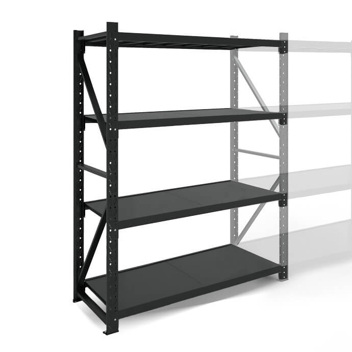 Metāla plaukti 2000x1200x500  ar 4 plauktu Rehalt Systems, papildu sekcija 3