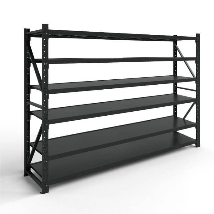 Metāla plaukti 2500x2000x500 ar 6 plauktu Rehalt Systems, bāzes sekcija 1