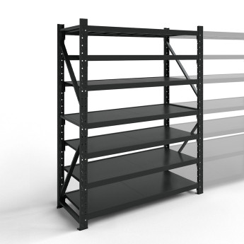 Stelažas 2500x1200x500 7 plauktu Rehalt Systems bāzes daļa