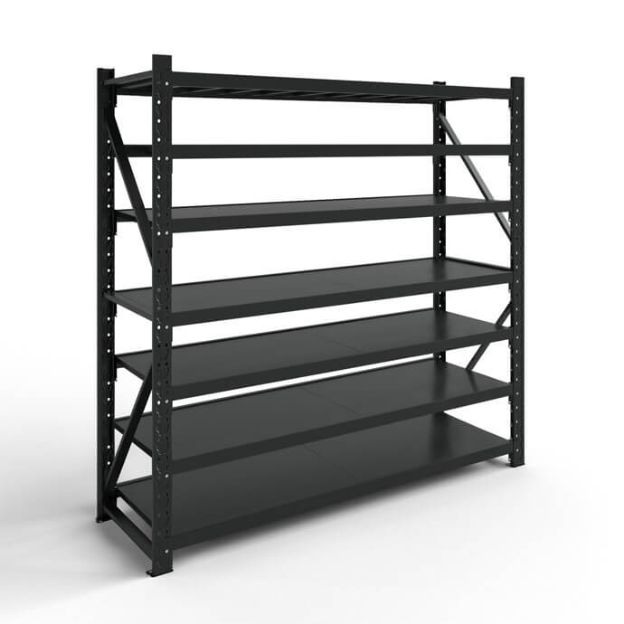 Metāla plaukti 2500x1500x500 ar 7 plauktu Rehalt Systems, bāzes sekcija 1