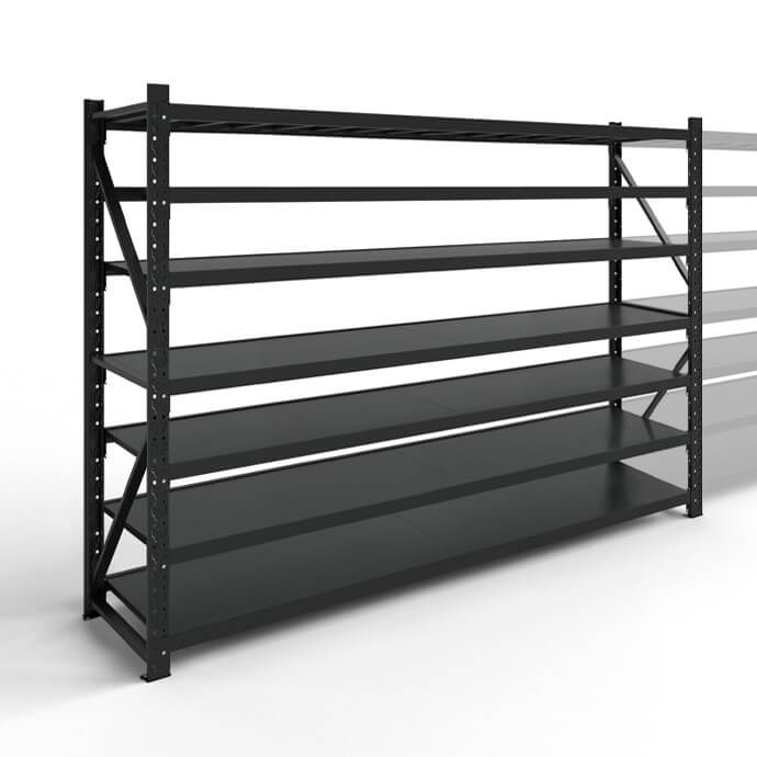 Metāla plaukti 2500x2000x500 ar 7 plauktu Rehalt Systems, bāzes sekcija 3