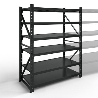Stelažas 2500x1200x600 6 plauktu Rehalt Systems bāzes daļa
