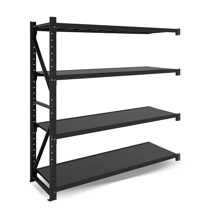 Metāla plaukti 2500x1500x500  ar 4 plauktu Rehalt Systems, papildu sekcija 1