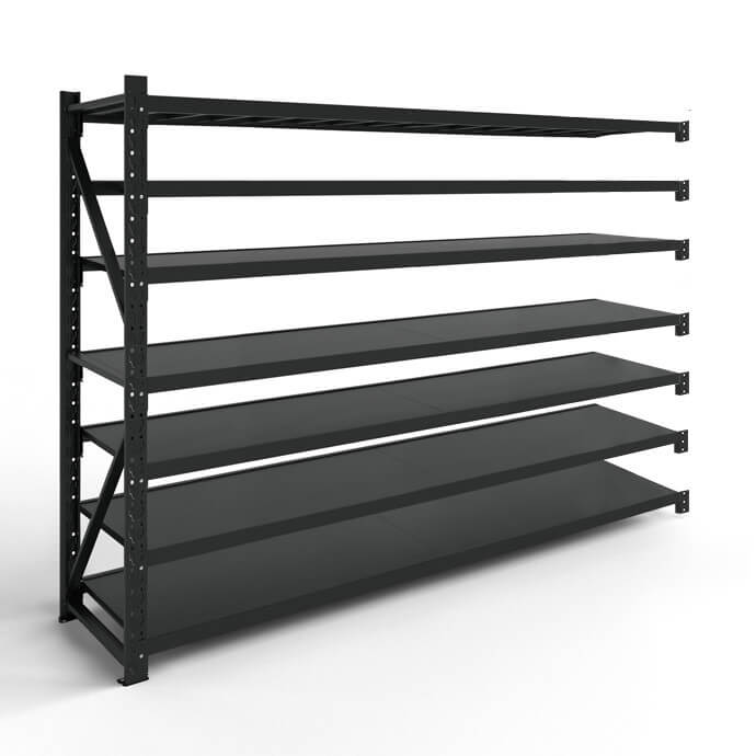 Metāla plaukti 2500x2000x500  ar 7 plauktu Rehalt Systems, papildu sekcija 1
