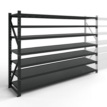 Metāla plaukti 2500x2000x500  ar 7 plauktu Rehalt Systems, papildu sekcija 3