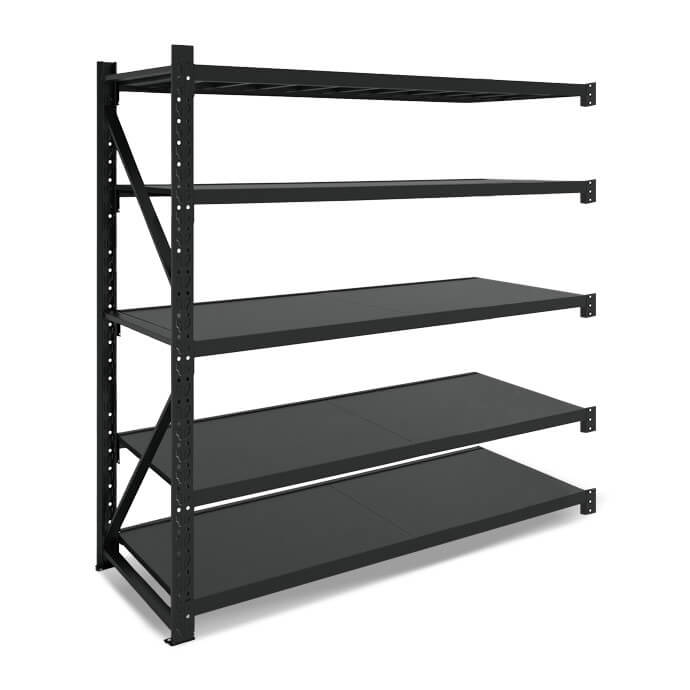 Metāla plaukti 2500x1500x600  ar 5 plauktu Rehalt Systems, papildu sekcija 1