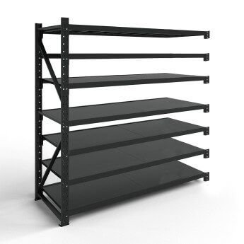 Metāla plaukti 2500x1500x600  ar 7 plauktu Rehalt Systems, papildu sekcija 1