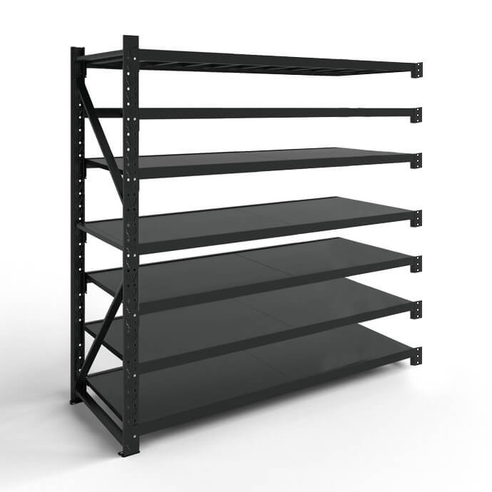 Metāla plaukti 2500x1500x600  ar 7 plauktu Rehalt Systems, papildu sekcija 1