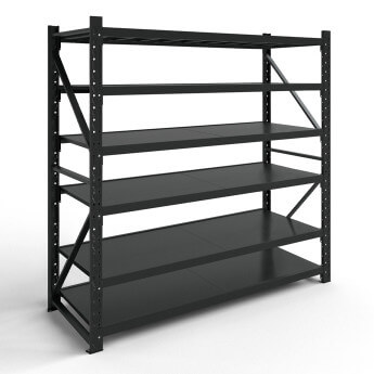 Metāla plaukti 3000x1500x600 ar 6 plauktu Rehalt Systems, bāzes sekcija 1