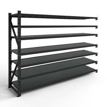 Metāla plaukti 3000x2000x500  ar 7 plauktu Rehalt Systems, papildu sekcija 1