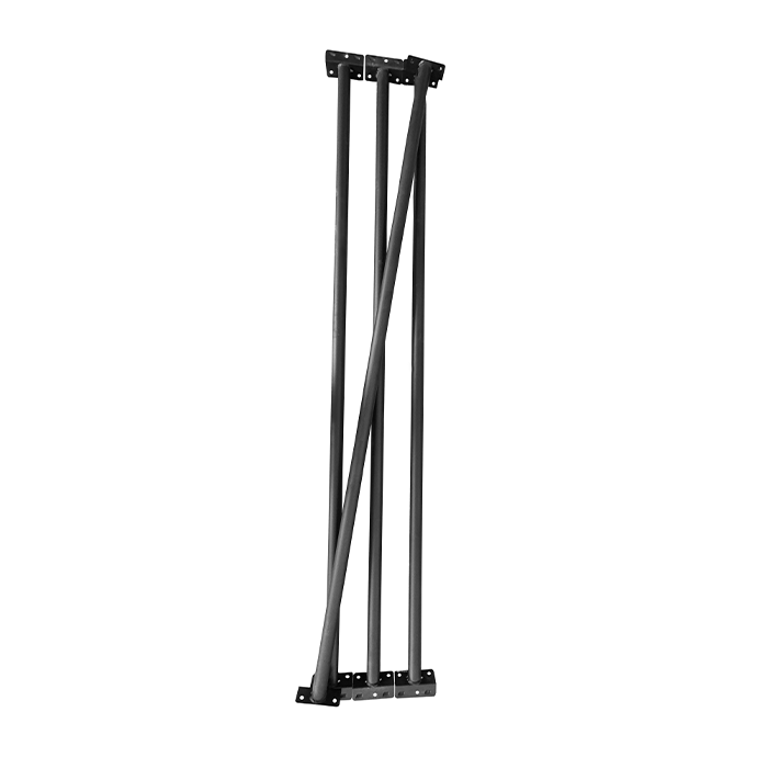 Drēbju pakaramais stienis 150 cm, 2 gab.