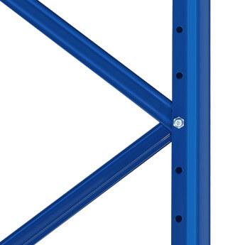 Gala rāmis palešu plauktiem 8000x1100mm, 9000 kg 4