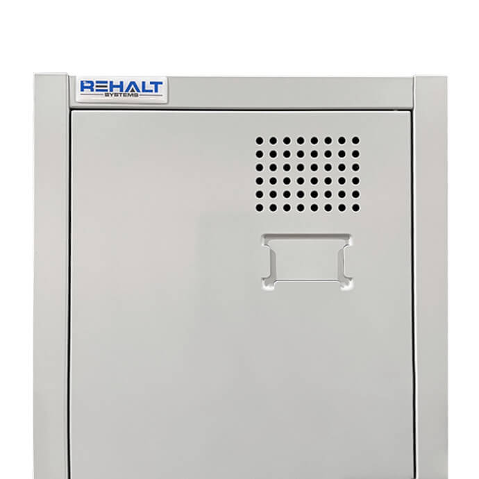 Metāla garderobes skapis Rehalt Systems 1940x400x500 ar regulējamām kājiņām, 1 durtinas 5