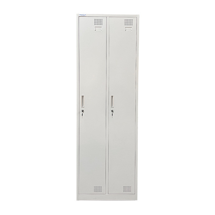 Dubultais metāla garderobes skapis Rehalt Systems 1940 x 600 x 500 ar regulējamām kājiņām