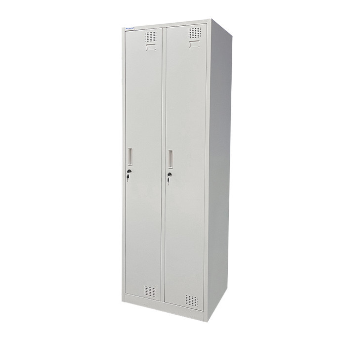 Dubultais metāla garderobes skapis Rehalt Systems 1940 x 600 x 500 ar regulējamām kājiņām