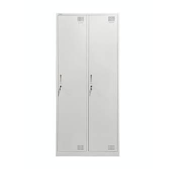 Dubultais metāla garderobes skapis ar starpsienu Rehalt Systems 1940 x 800 x 500 ar regulējamām kājiņām