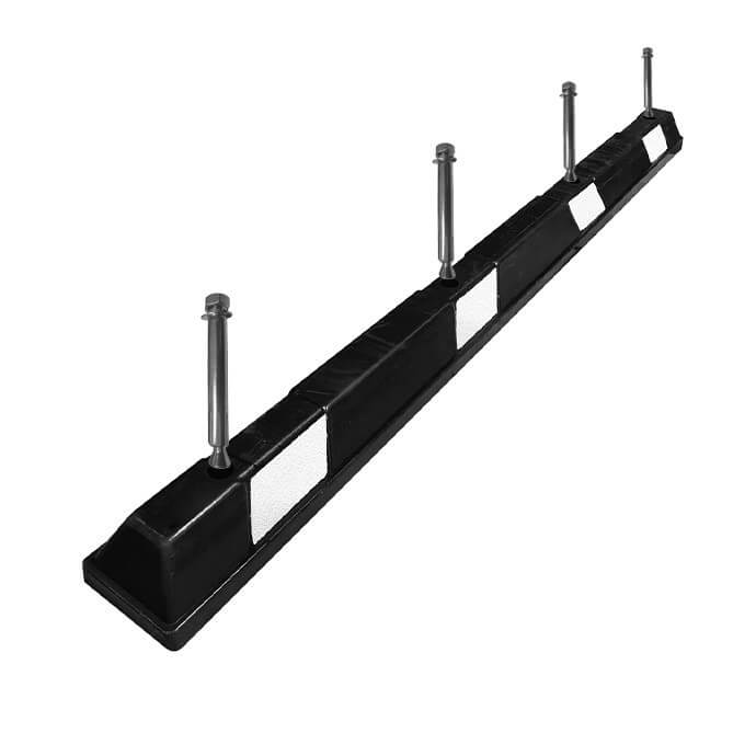 Gumijas atdures barjeras (automašīnu) Eurostal, 183 cm ar enkuru skrūvēm (enkuriem) 1