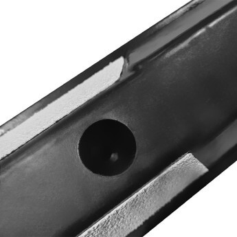 Gumijas atdures barjeras (automašīnu) Eurostal, 183 cm ar enkuru skrūvēm (enkuriem) 4