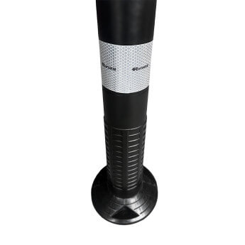 Elastīgs brīdinājuma ceļa stabiņš Eurostal, 750 mm, melns 2