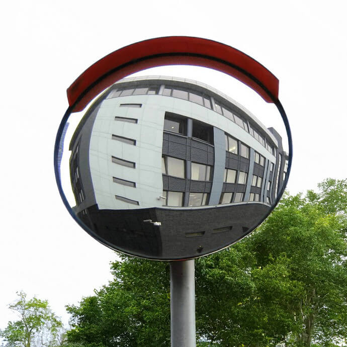 Sfēriskais spogulis d45 cm Eurostal Sarkans 5