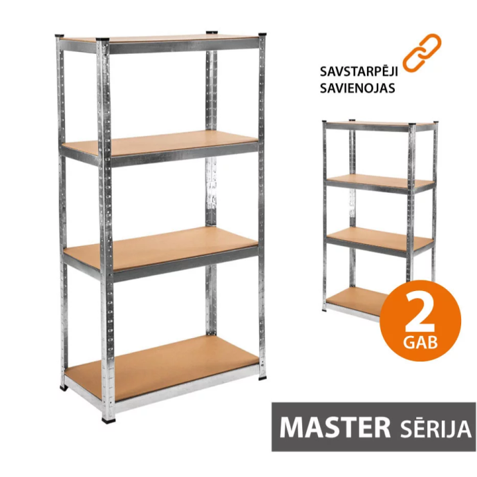 Noliktavas plaukts 150x75x40 PRO (2 gab.)
