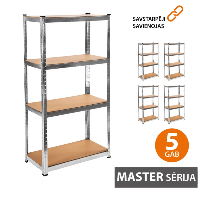 Noliktavas plaukts 150x75x40 PRO (5 gab.)