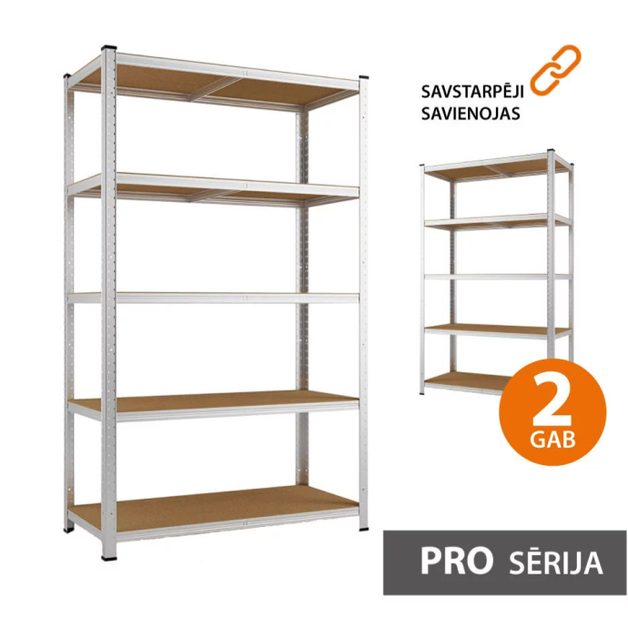 Noliktavas plaukts 180x90x40 PRO (2 gab.)