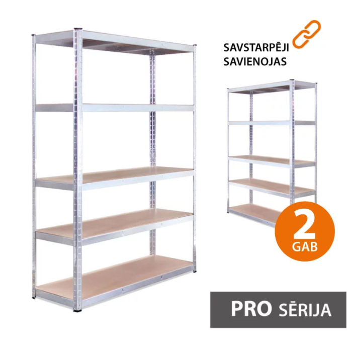 Noliktavas plaukts 180x120x45 PRO (2 gab.)