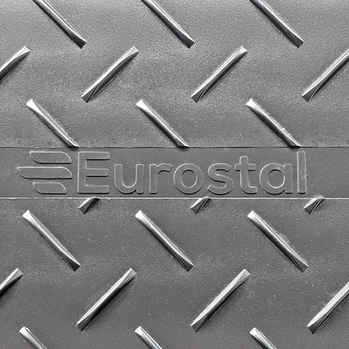 Aizsardzības plāksne pagaidu ceļu izbūvei  Eurostal 2400x1200x15 mm, melna 4