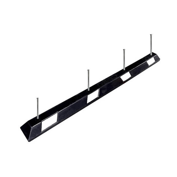 Gumijas atdures barjera (automašīnu) Eurostal, 180 cm, ar enkurskrūvēm 1
