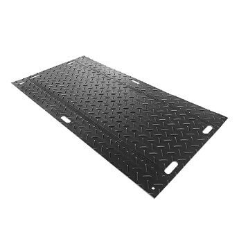 NOMA Aizsardzības plāksne pagaidu ceļu izbūvei Eurostal 2400x1200x12 mm, melna 1